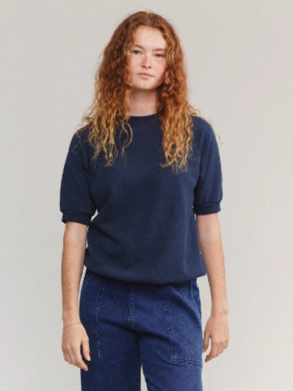 Jungmaven Cream Terry Crewneck Sweater